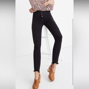 Madewell 10” high rise skinny Jean in Berkeley black